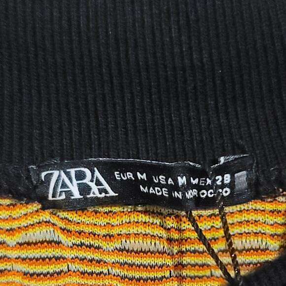 Zara Multicolor Geometric Jacquard Tribal Knit Pullover Sweater - Picture 3 of 7